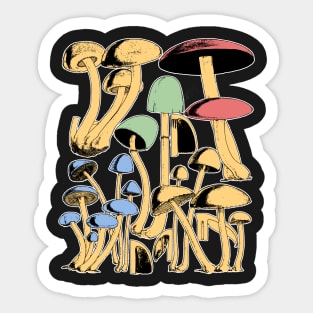 Wild Mushroom | For Fungi Foraging Fungiphiles Sticker